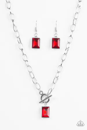 Paparazzi Necklace ~ Wear It Like You Mean It! - Red