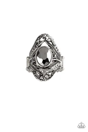 Paparazzi Ring ~ Red Carpet Rebel - Silver