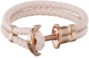 Paul Hewitt Phrep Leather Rose Gold / Pink Rose Bracelet - M