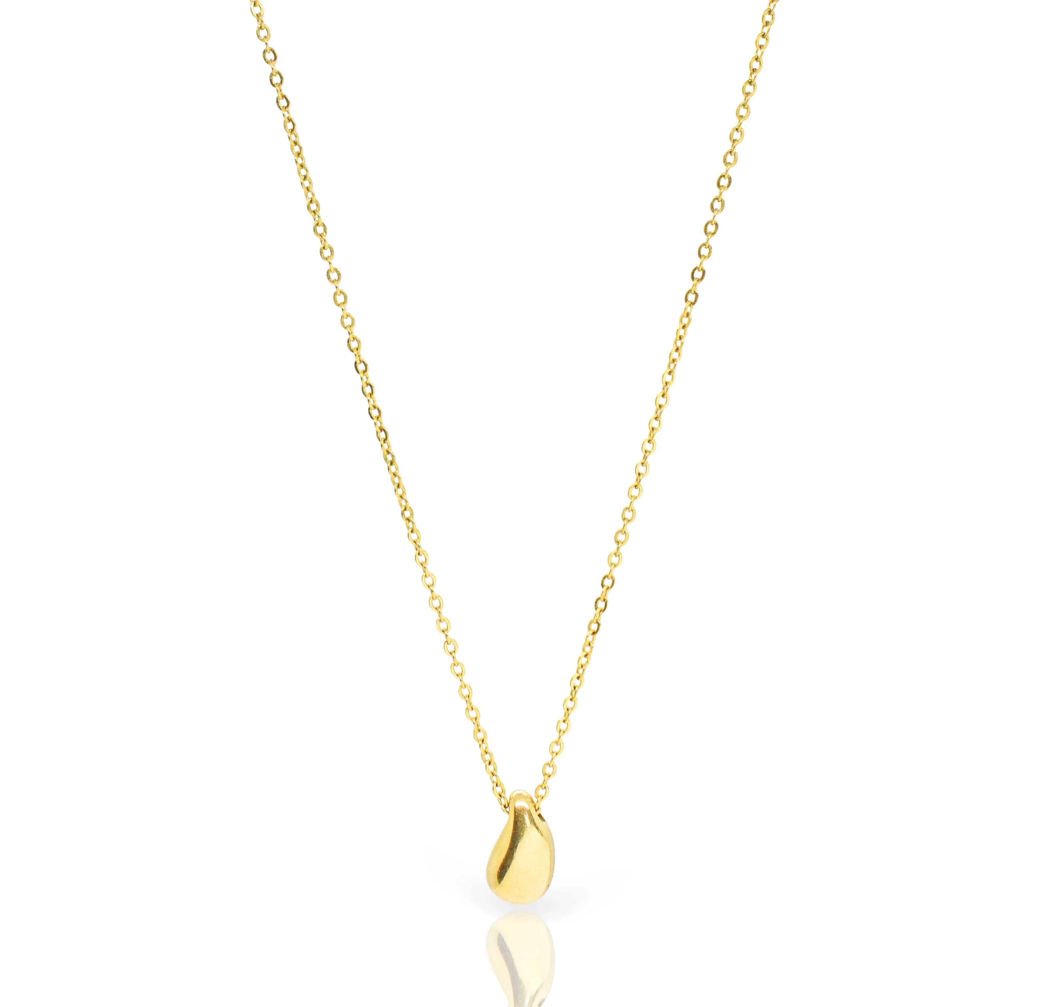 PENELOPE GOLD TEAR DROP PENDANT NECKLACE