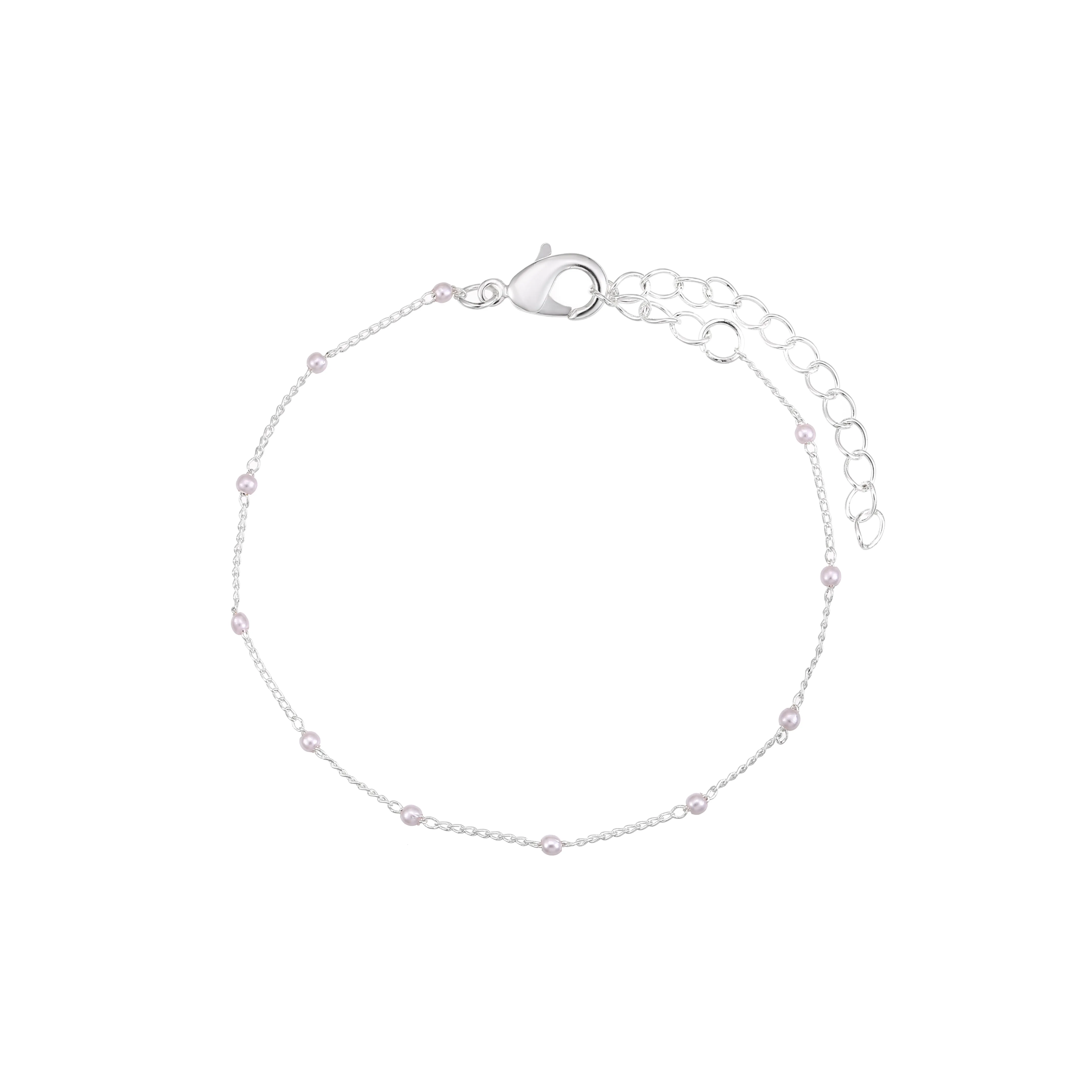 Petite Shimmer Imitation Pearls Bracelet