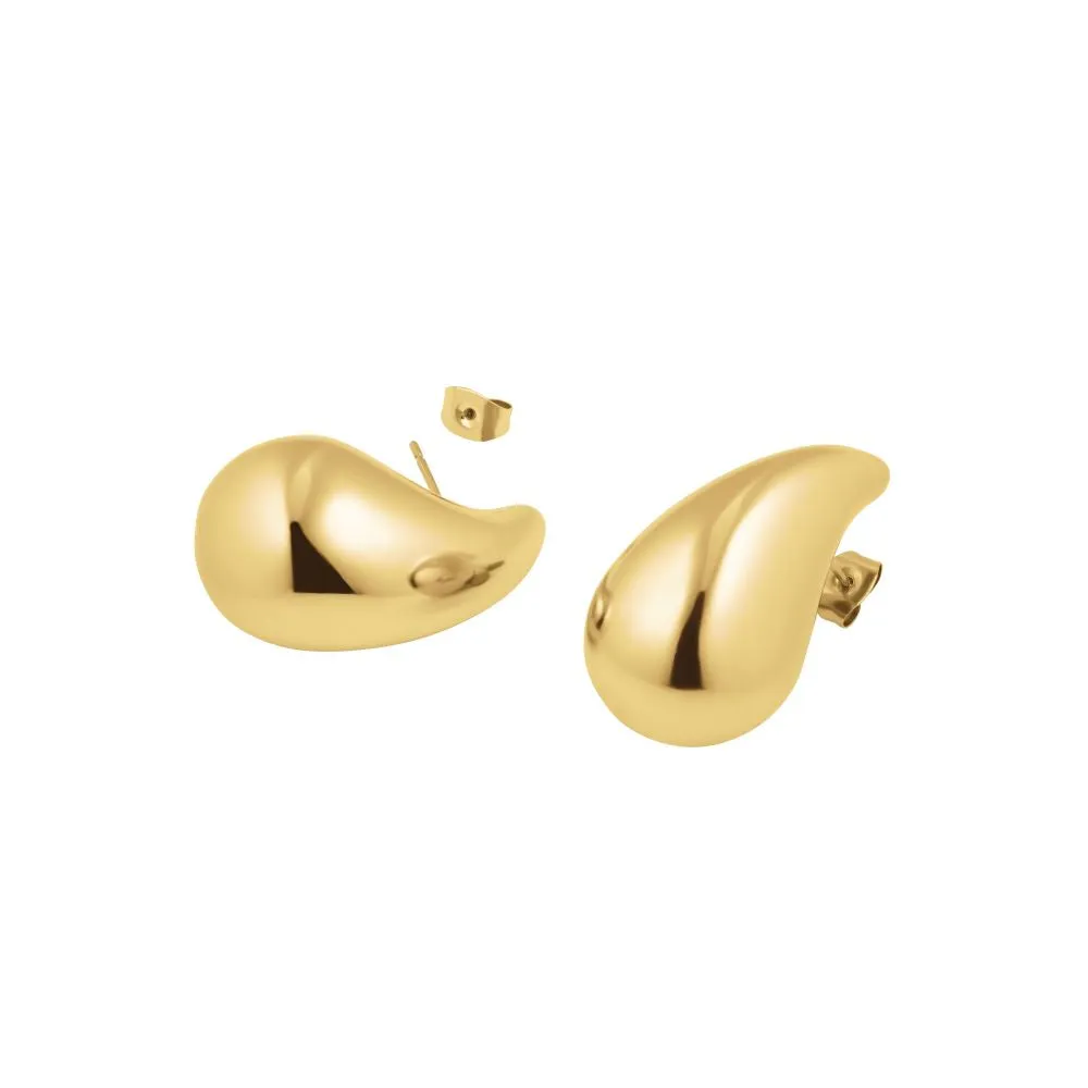 Rosefield Teardrop Gold Earrings JETDG-J929