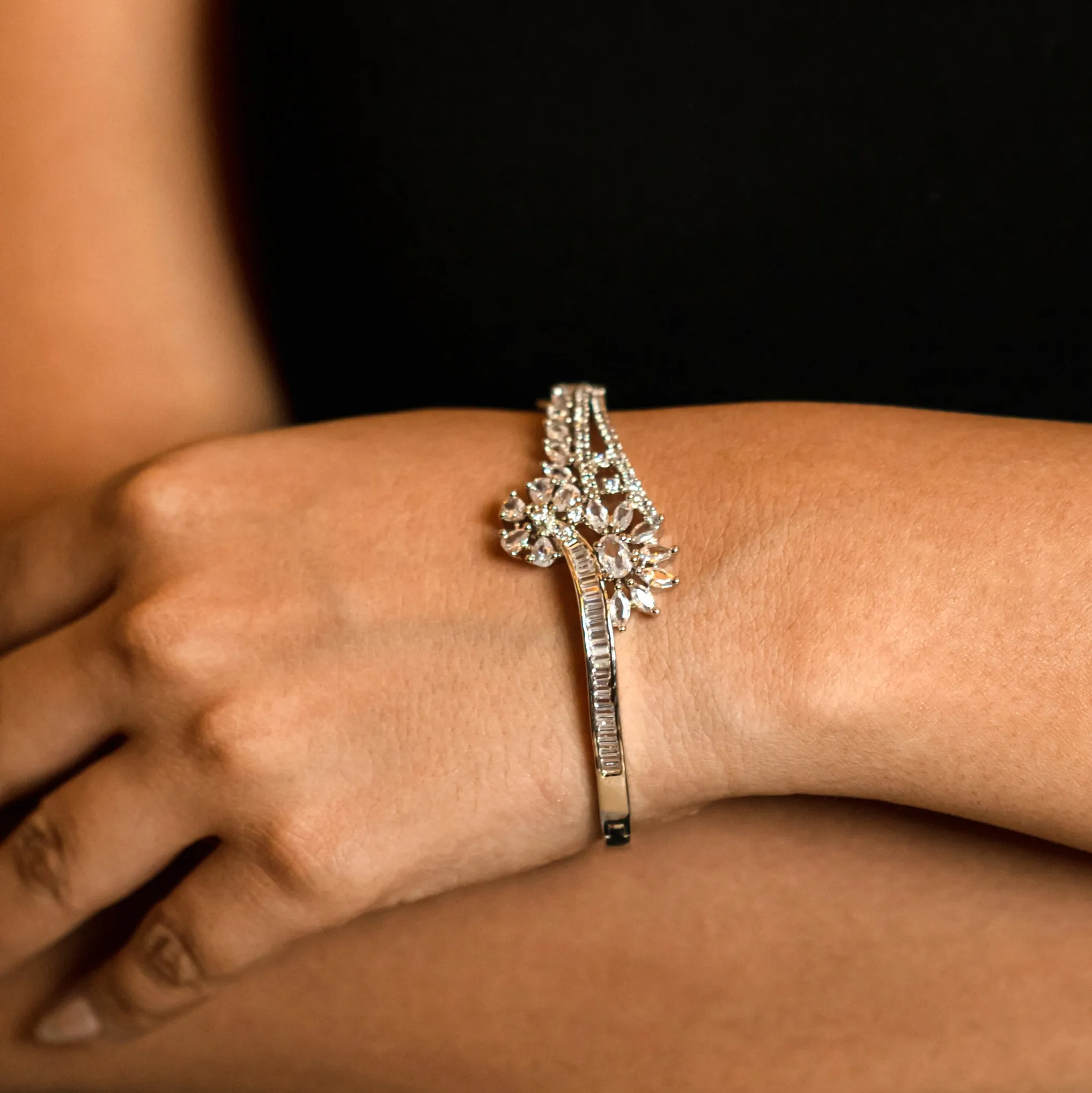 Royal Charm White Rhodium Bracelet