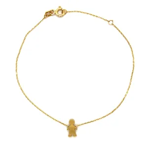 Solid Gold Boy Bracelet