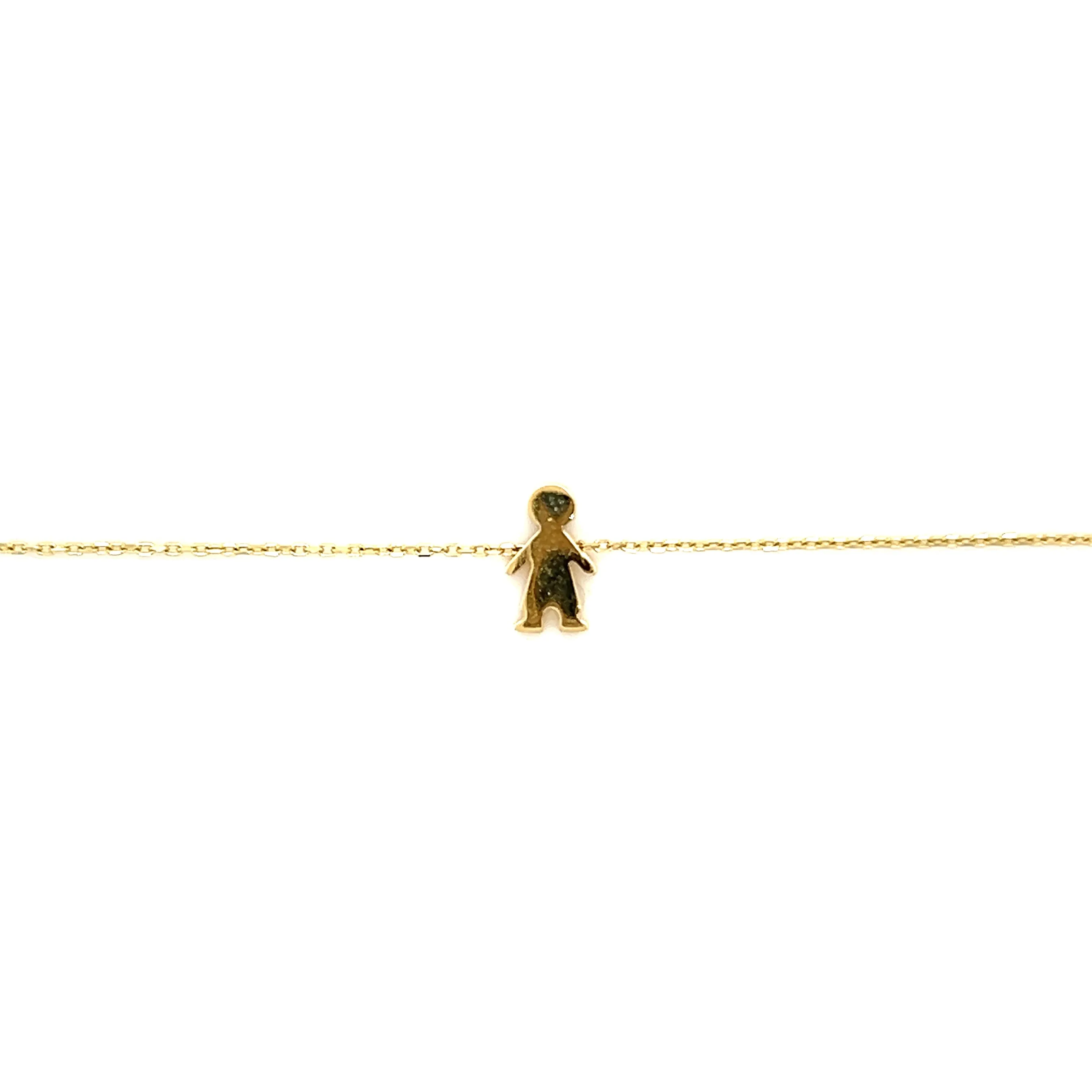 Solid Gold Boy Bracelet