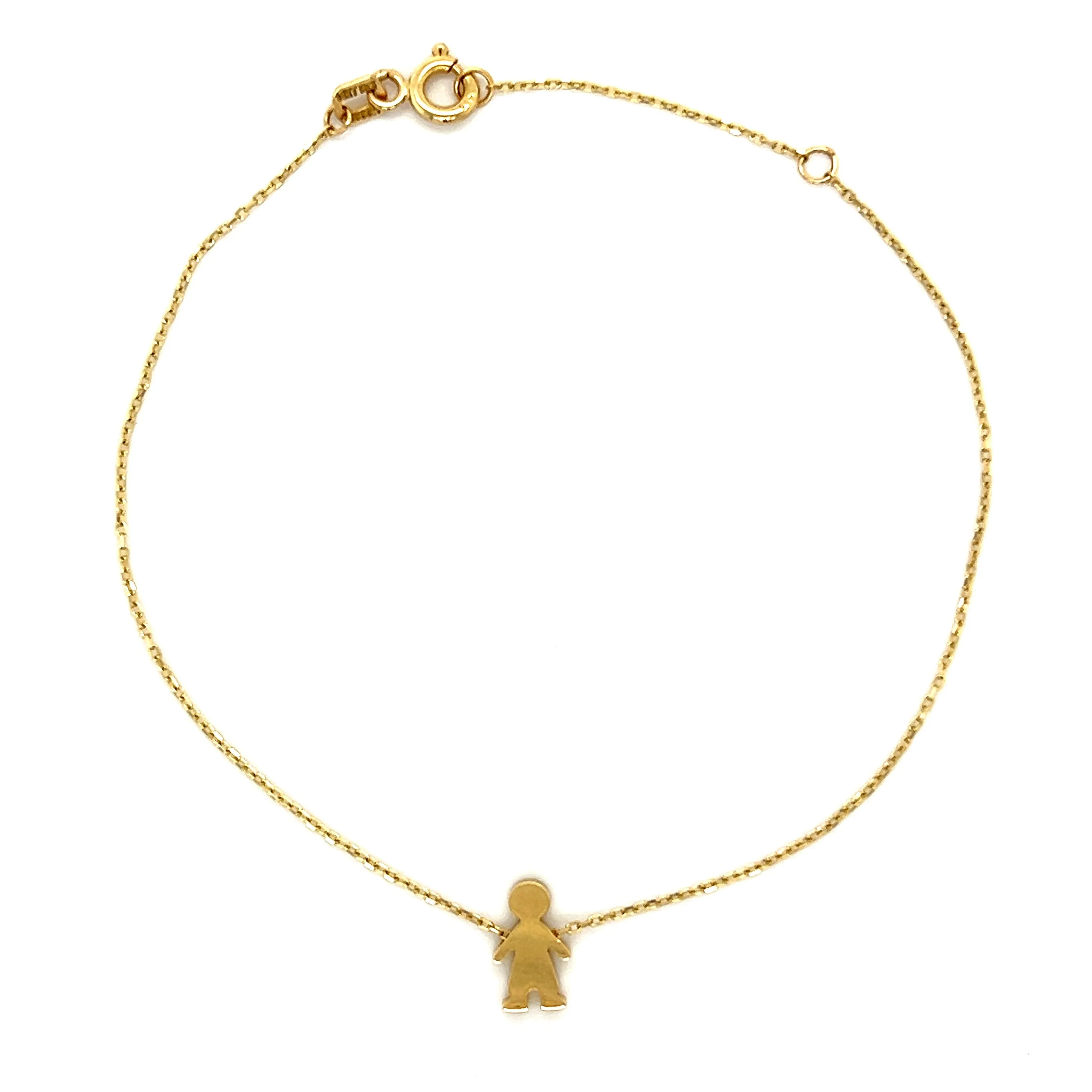 Solid Gold Boy Bracelet