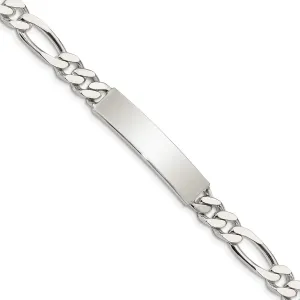 Sterling Silver 8.5-inch 7MM ID Figaro Bracelet