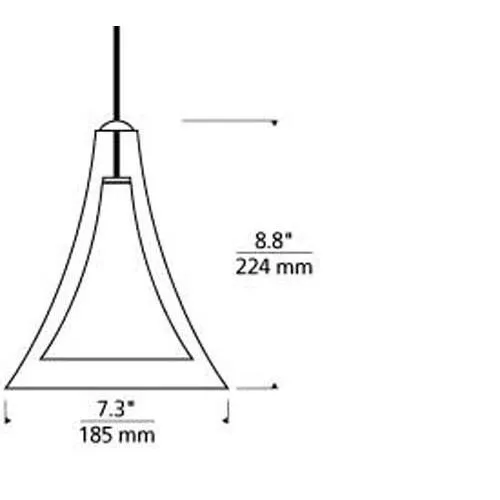 Tech Lighting 700 Melrose Ii Pendant with Monorail System