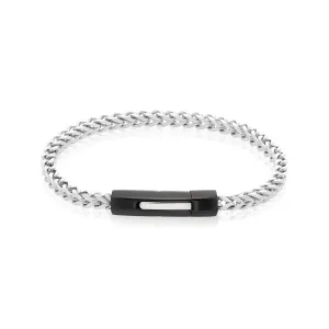 Tensity Stainless Steel 21cm Foxtail Bracelet