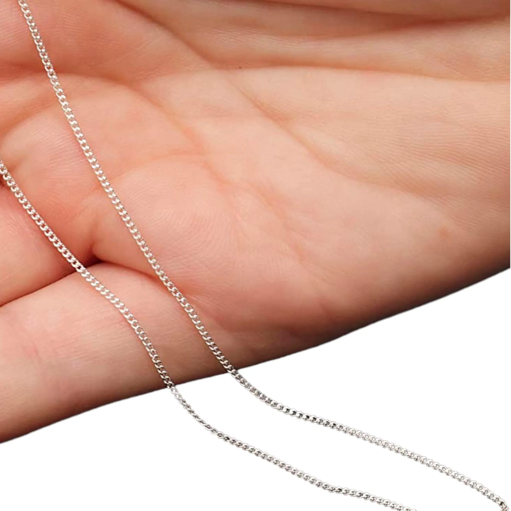 Timeless Beauty Sterling Silver Necklace 20"