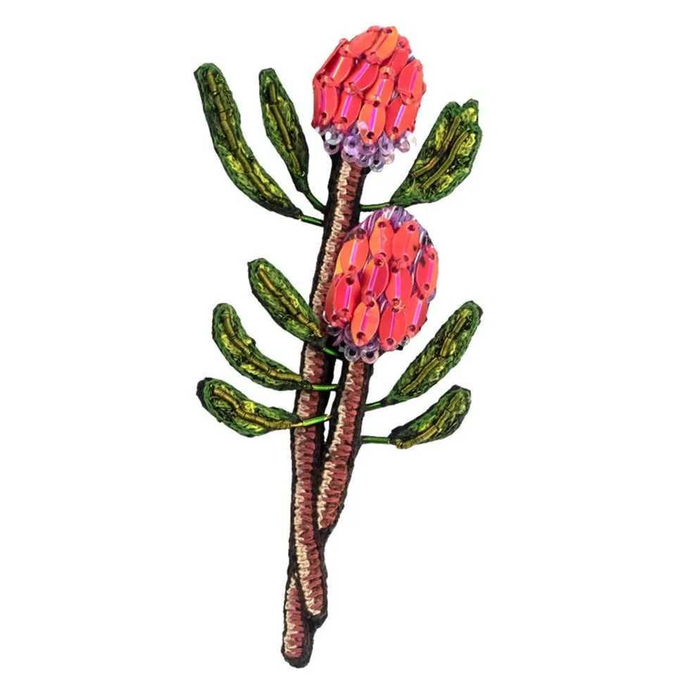 Trovelore | Pink Protea Brooch