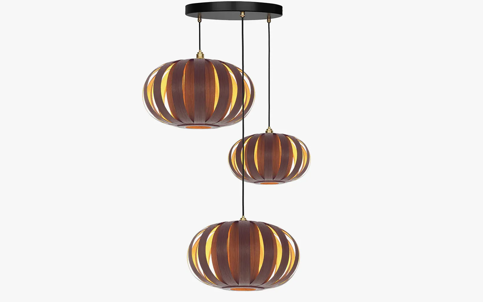 Urchin Pendant Range - Trio Cluster