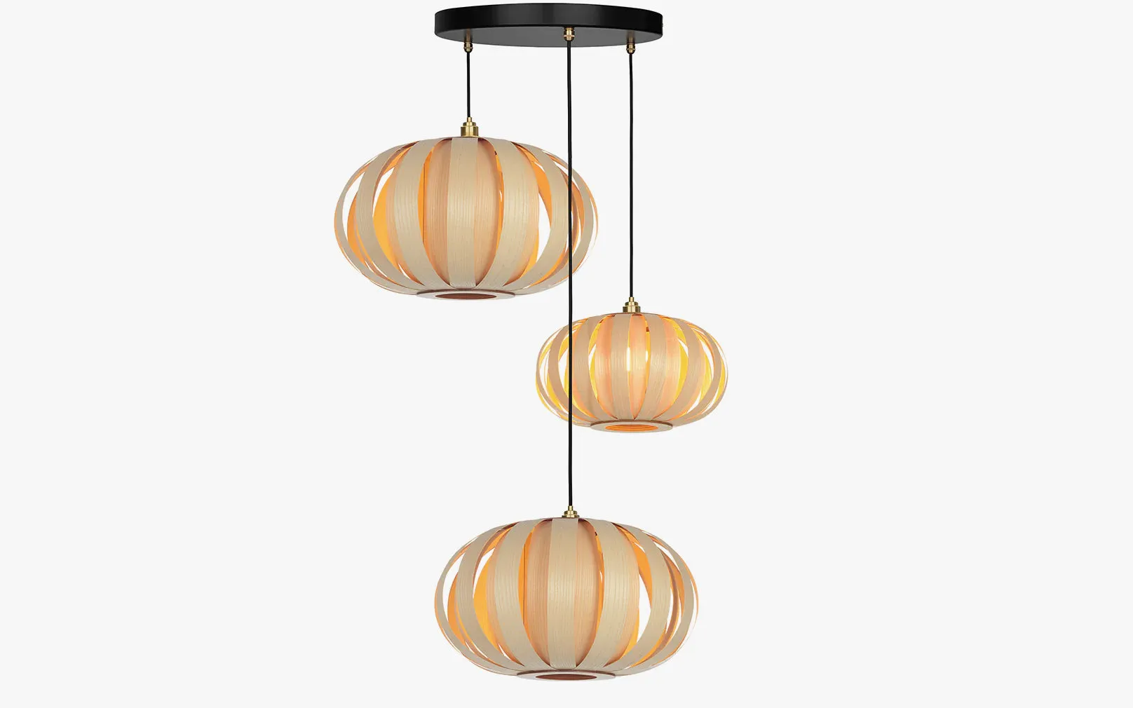 Urchin Pendant Range - Trio Cluster