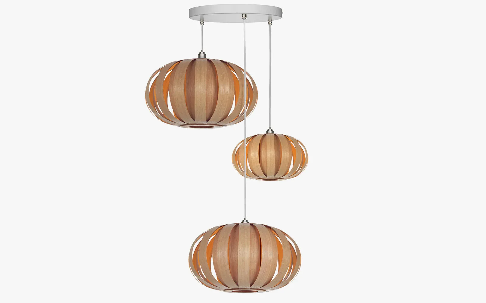 Urchin Pendant Range - Trio Cluster