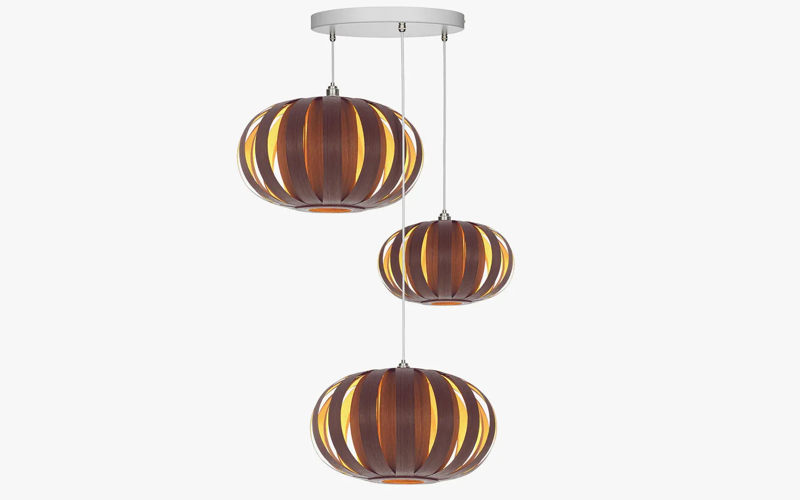 Urchin Pendant Range - Trio Cluster